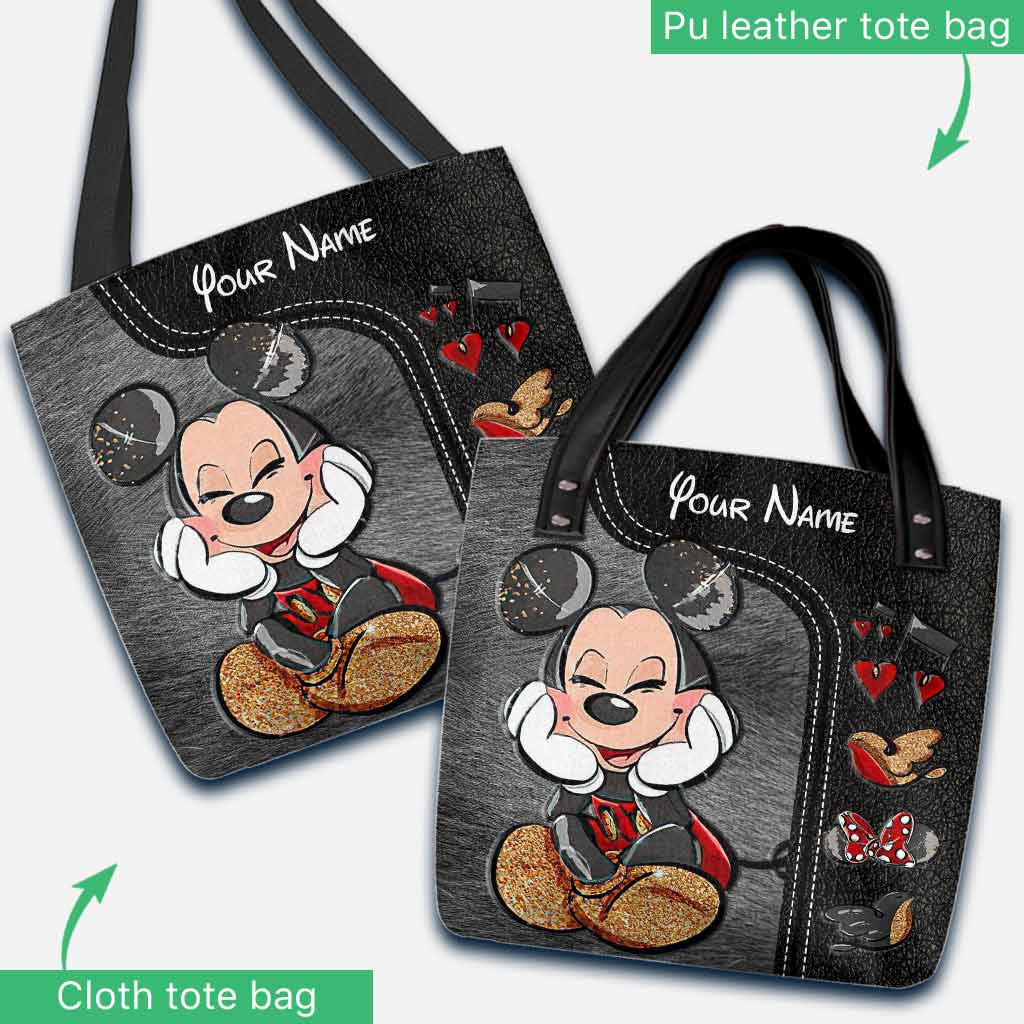 Personalized Mouse Ears Tote Bag Custom Name Gift for Mom