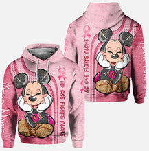 Load image into Gallery viewer, Personalized Breast Cancer Awareness Hoodie &amp; Leggings Gift for Mom

