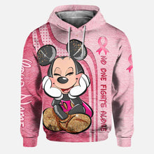 Load image into Gallery viewer, Personalized Breast Cancer Awareness Hoodie &amp; Leggings Gift for Mom
