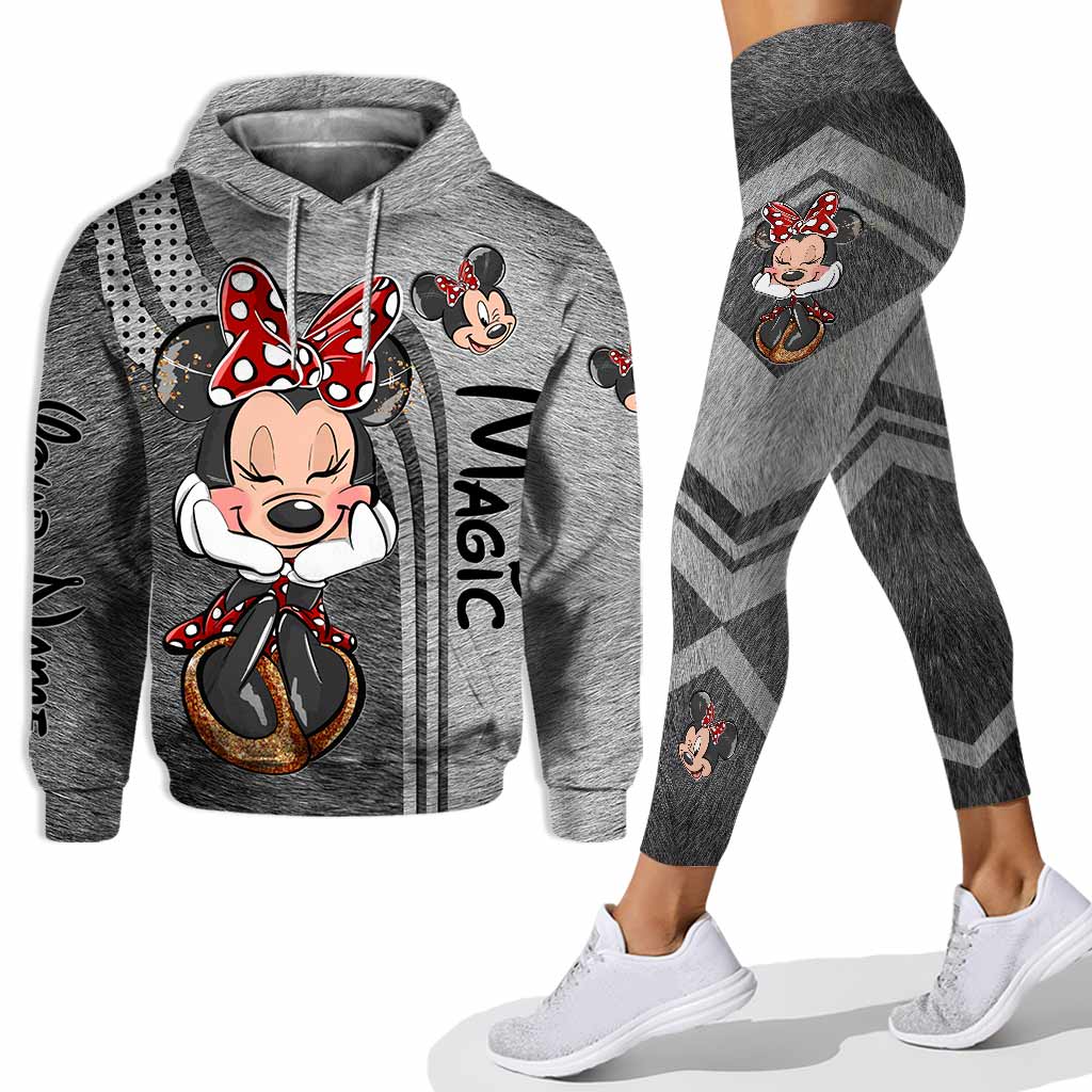Personalized Magic Mouse Ears Hoodie & Leggings Set for Kids