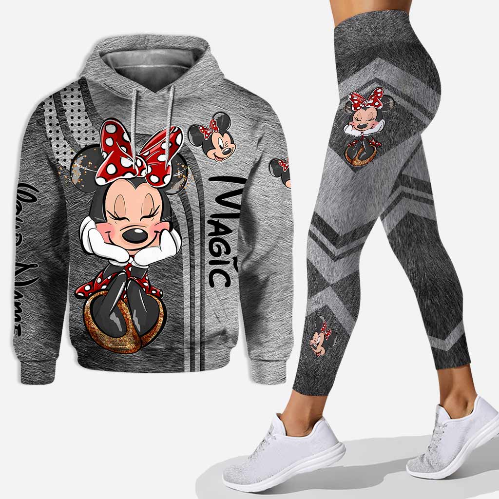 Personalized Mickey Mouse Ears Hoodie & Leggings Set for Kids