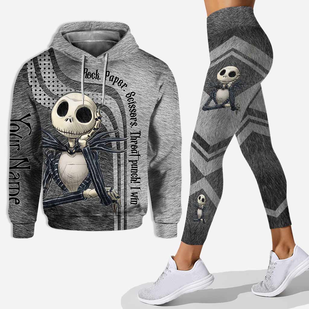 Personalized Nightmare Hoodie & Leggings Custom Name Gift for Halloween