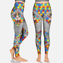 Load image into Gallery viewer, Personalized Autism Awareness Hoodie &amp; Leggings Set | Custom Gift
