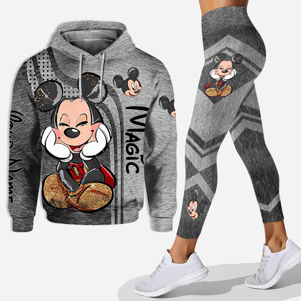 Personalized Mickey Mouse Ears Hoodie & Leggings Set for Kids