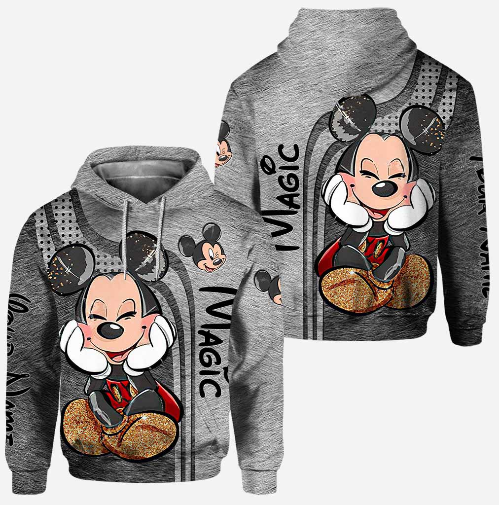 Personalized Mickey Mouse Ears Hoodie & Leggings Set for Kids