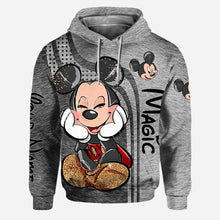 Load image into Gallery viewer, Personalized Mickey Mouse Ears Hoodie &amp; Leggings Set for Kids
