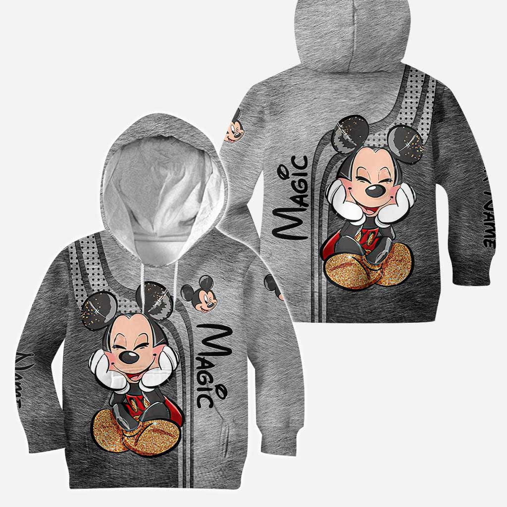 Personalized Mickey Mouse Ears Hoodie & Leggings Set for Kids