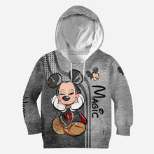 Load image into Gallery viewer, Personalized Mickey Mouse Ears Hoodie &amp; Leggings Set for Kids
