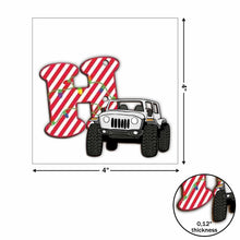 Load image into Gallery viewer, Personalized Christmas Car Garland - 6 Pieces for Holiday Decor

