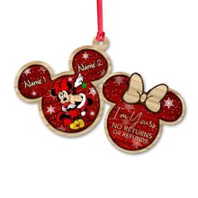 Load image into Gallery viewer, Personalized Mickey Mouse Ears Christmas Ornament Custom Names Gift
