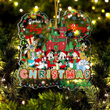 Load image into Gallery viewer, Personalized Transparent Acrylic Christmas Ornament Custom Name Gift
