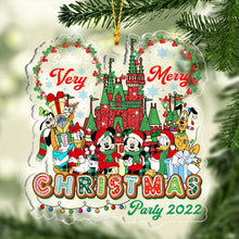 Load image into Gallery viewer, Personalized Transparent Acrylic Christmas Ornament Custom Name Gift
