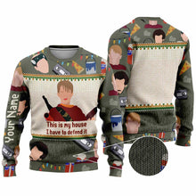Load image into Gallery viewer, Personalized Christmas Sweater Custom Name Holiday Gift

