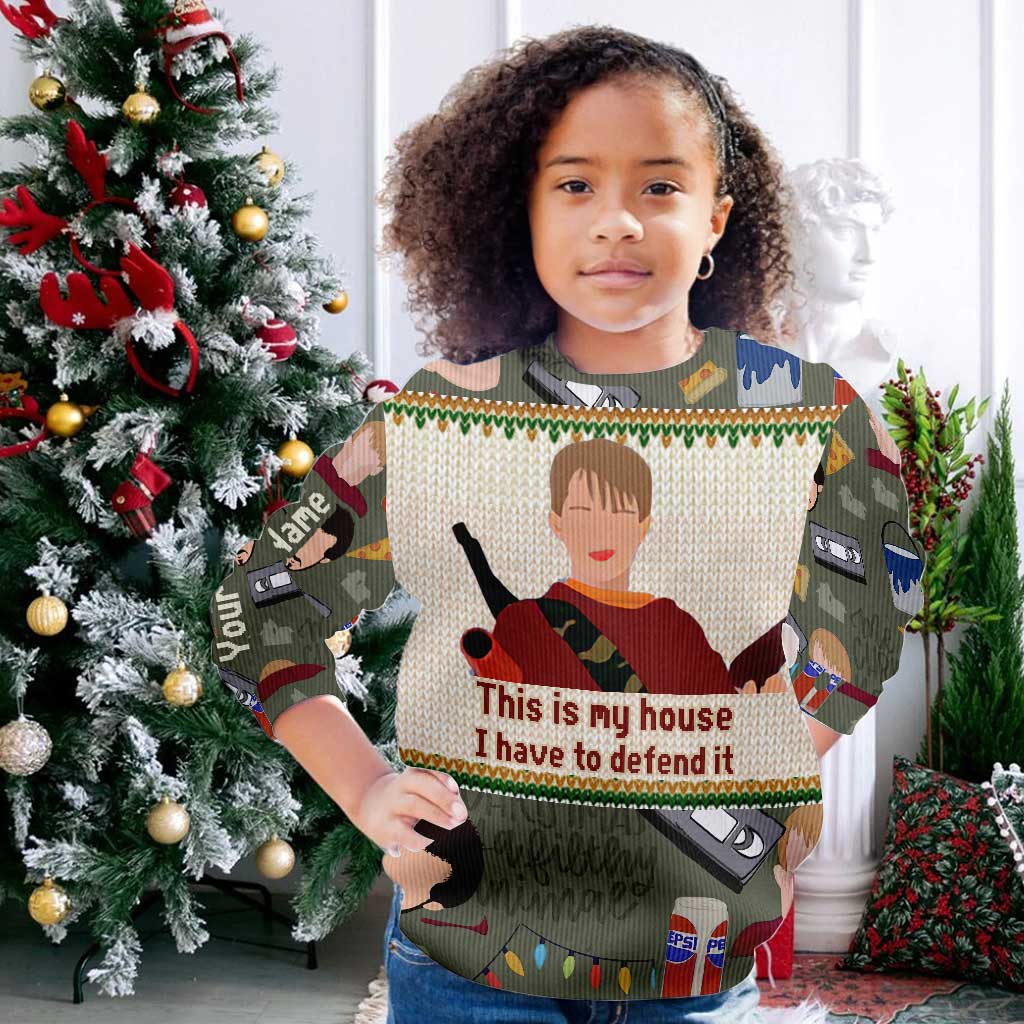 Personalized Christmas Sweater Custom Name Holiday Gift