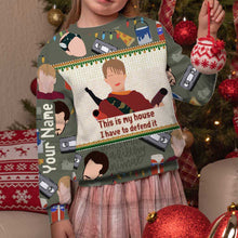 Load image into Gallery viewer, Personalized Christmas Sweater Custom Name Holiday Gift

