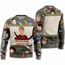 Load image into Gallery viewer, Personalized Christmas Sweater Custom Name Holiday Gift
