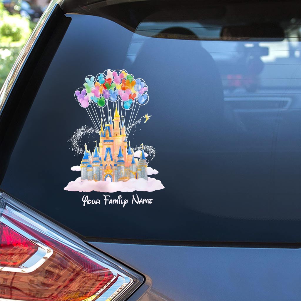 Personalized Magic Castle Mouse Decal for Cars & Windows