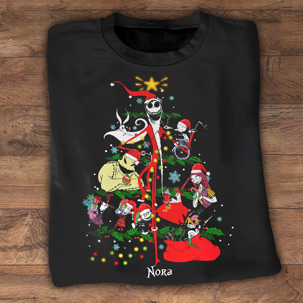 Personalized Nightmare Christmas Tree T-shirt & Hoodie Gift