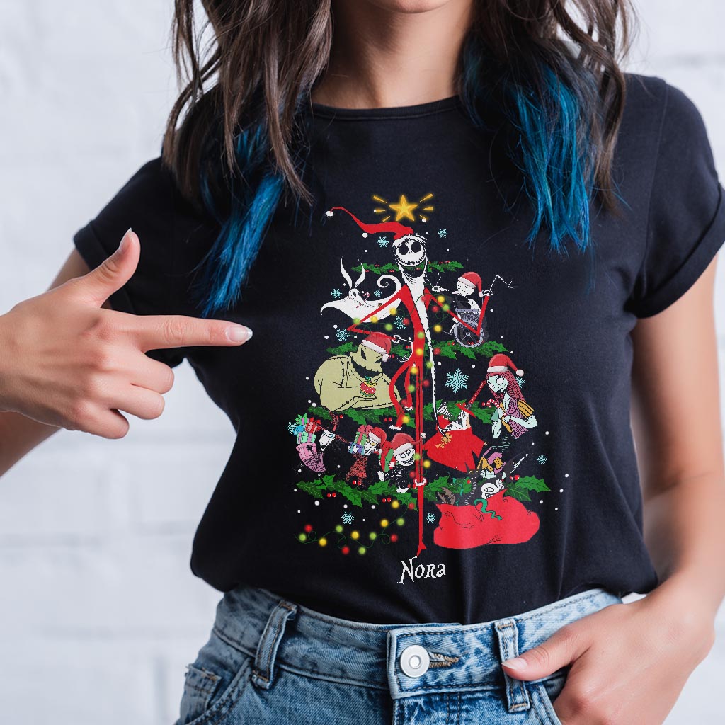 Personalized Nightmare Christmas Tree T-shirt & Hoodie Gift