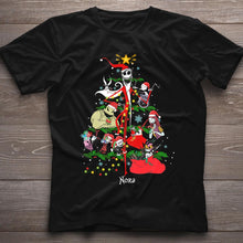 Load image into Gallery viewer, Personalized Nightmare Christmas Tree T-shirt &amp; Hoodie Gift
