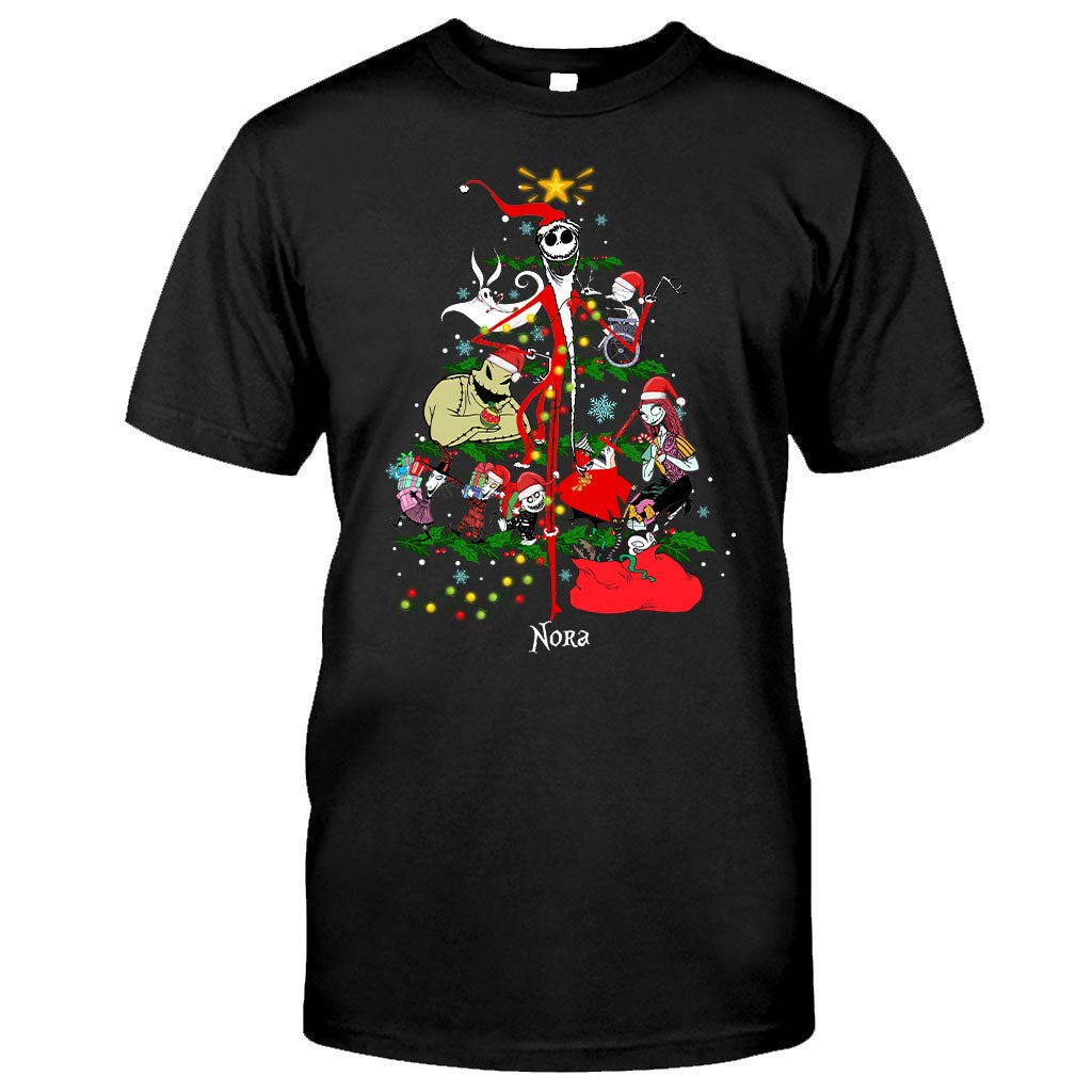 Personalized Nightmare Christmas Tree T-shirt & Hoodie Gift