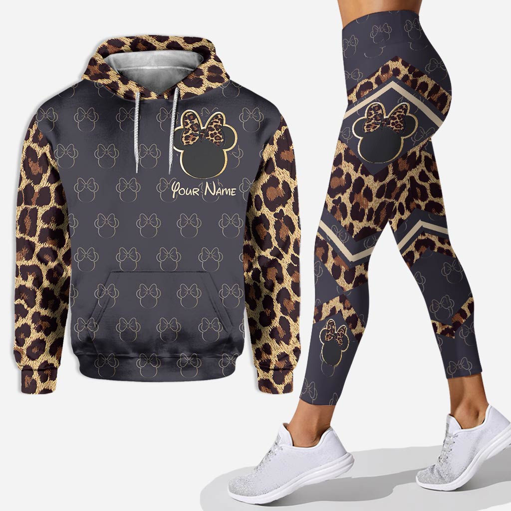 Personalized Mouse Hoodie and Leggings Set Custom Name Gift