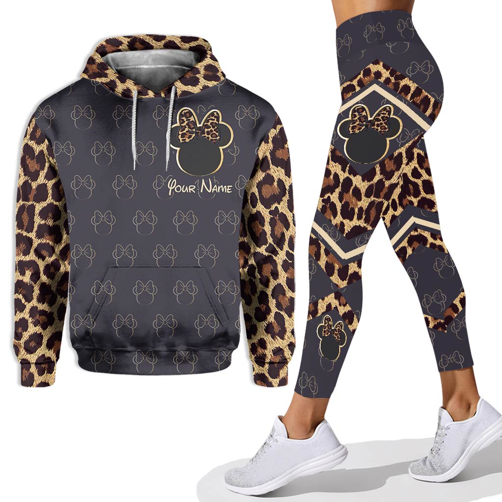 Personalized Mouse Hoodie and Leggings Set Custom Name Gift