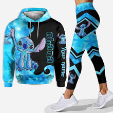 Load image into Gallery viewer, Personalized Ohana Hoodie and Leggings Custom Name Gift
