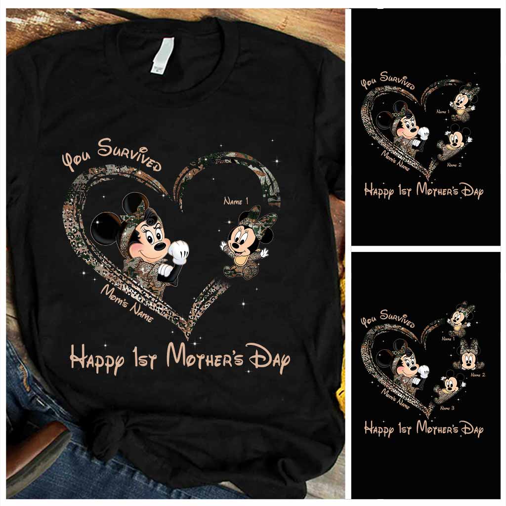 Personalized Mother's Day T-shirt & Hoodie You Survived Gift for Mom