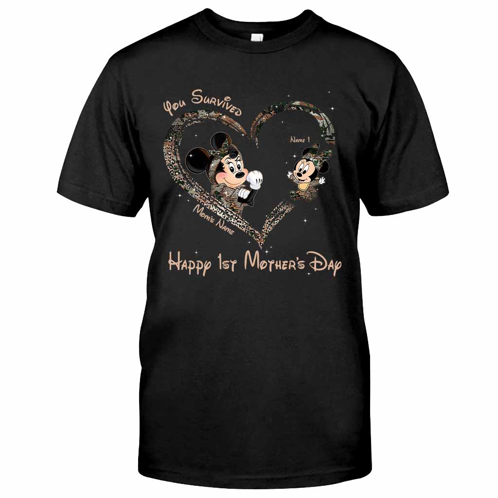 Personalized Mother's Day T-shirt & Hoodie You Survived Gift for Mom