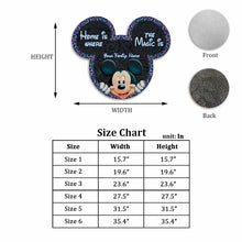 Load image into Gallery viewer, Personalized Mickey Mouse Shaped Doormat for Home Decor
