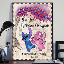 Load image into Gallery viewer, Personalized Ohana Poster Custom Name Wall Art Gift for Couple

