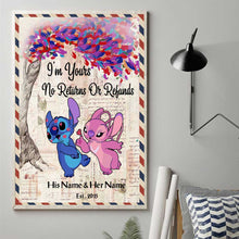 Load image into Gallery viewer, Personalized Ohana Poster Custom Name Wall Art Gift for Couple

