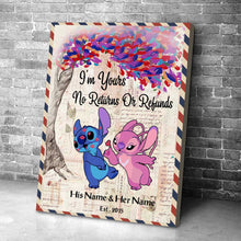 Load image into Gallery viewer, Personalized Ohana Poster Custom Name Wall Art Gift for Couple
