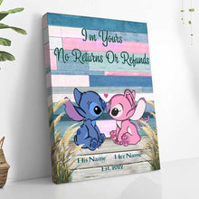 Load image into Gallery viewer, Personalized Ohana Poster Custom Name Gift for Couple
