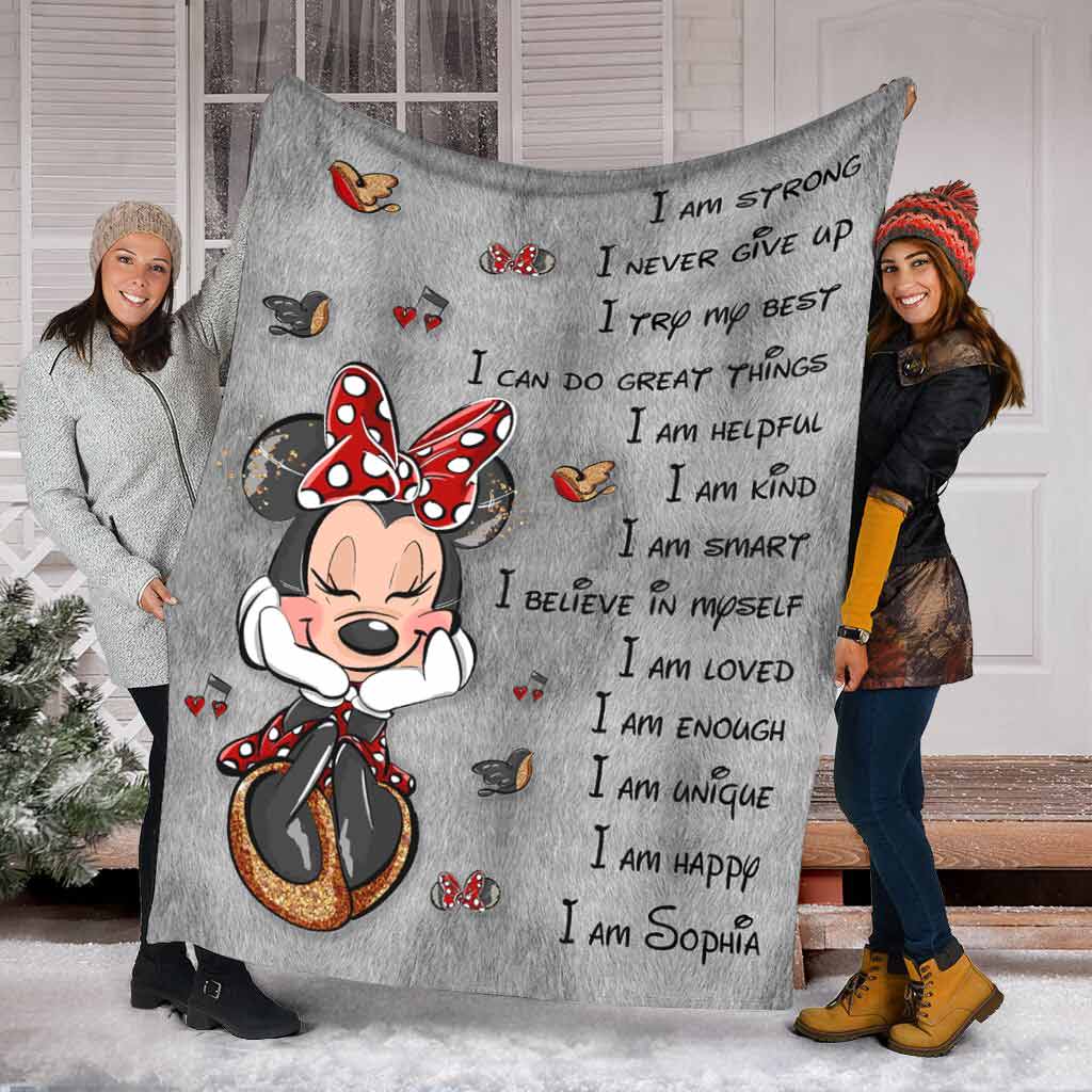 Personalized Inspirational Blanket for Daughter - Cozy Microfleece Gift