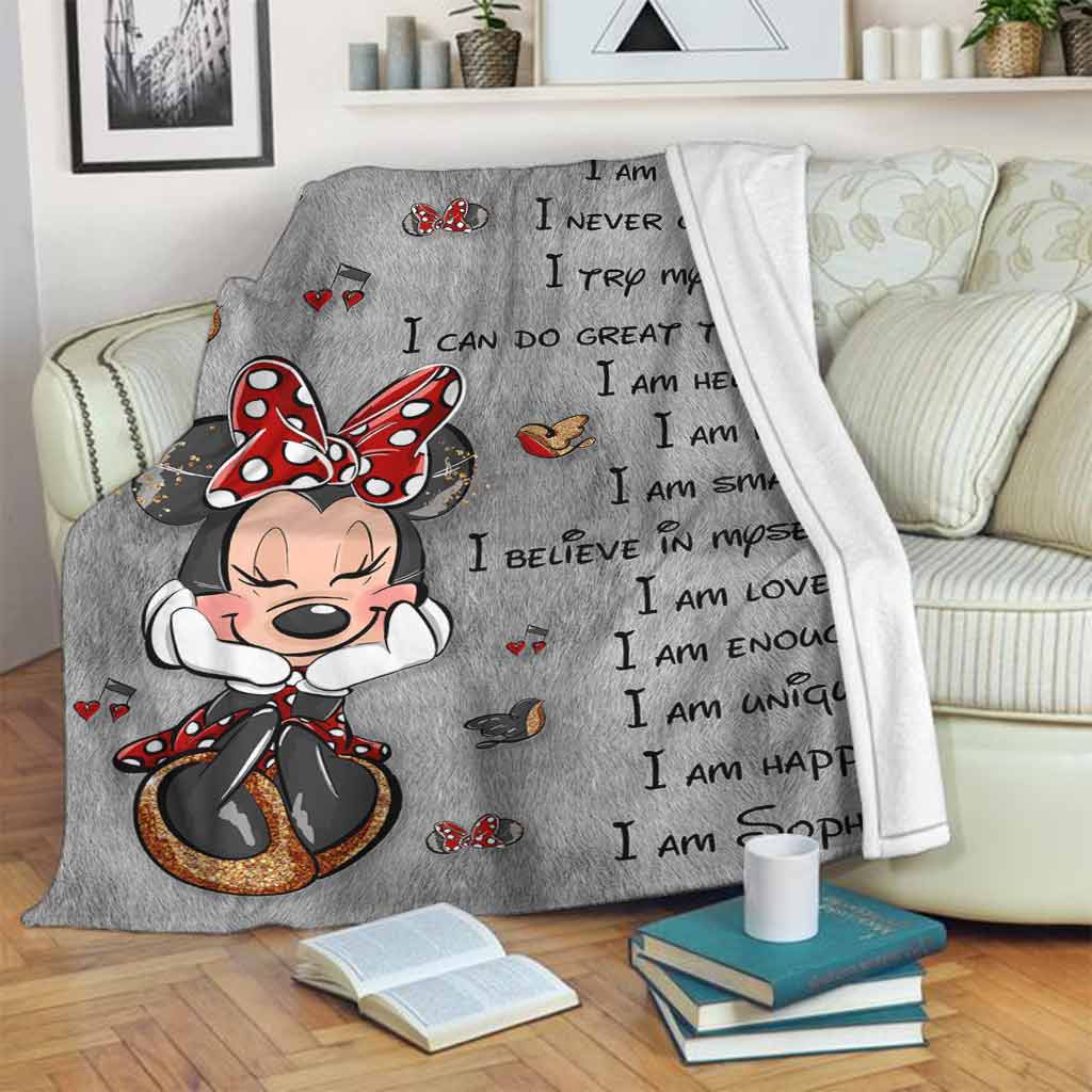 Personalized Inspirational Blanket for Daughter - Cozy Microfleece Gift