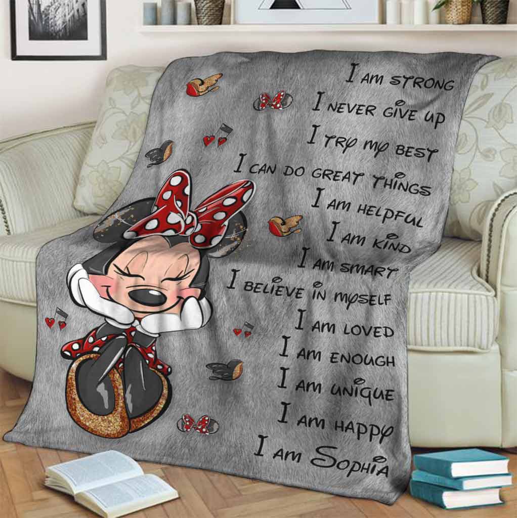 Personalized Inspirational Blanket for Daughter - Cozy Microfleece Gift