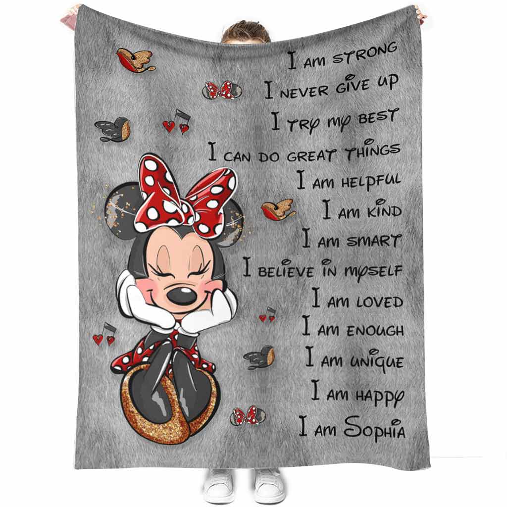 Personalized Inspirational Blanket for Daughter - Cozy Microfleece Gift