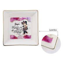 Load image into Gallery viewer, Personalized Ceramic Jewelry Dish Custom Name Engagement Gift
