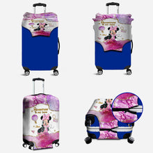 Load image into Gallery viewer, Personalized Mouse Luggage Cover for Kids - Adventure Is Out There
