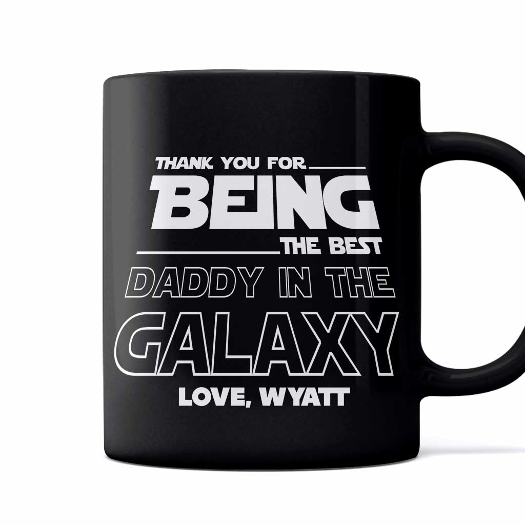 Personalized Ceramic Coffee Mug for Dad - Custom Gift for Father's Day