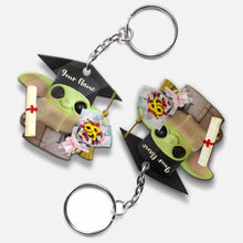 Load image into Gallery viewer, Personalized Graduation Keychain Custom Name Gift for Grad

