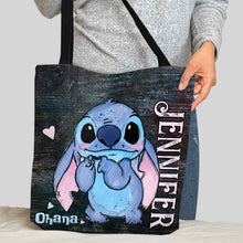 Load image into Gallery viewer, Personalized Ohana Tote Bag Custom Name Gift for Mom
