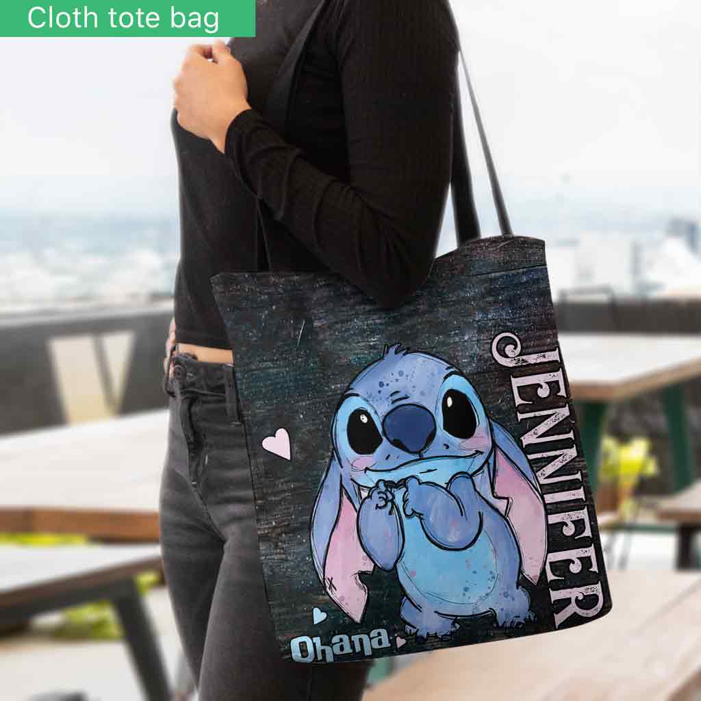 Personalized Ohana Tote Bag Custom Name Gift for Mom