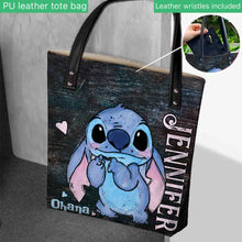 Load image into Gallery viewer, Personalized Ohana Tote Bag Custom Name Gift for Mom
