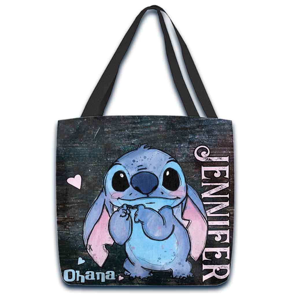 Personalized Ohana Tote Bag Custom Name Gift for Mom