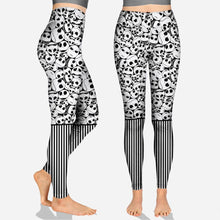 Load image into Gallery viewer, Personalized Skull Print Hoodie and Leggings Set for Her - Custom Name Gift
