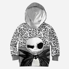 Load image into Gallery viewer, Personalized Skull Print Hoodie and Leggings Set for Her - Custom Name Gift

