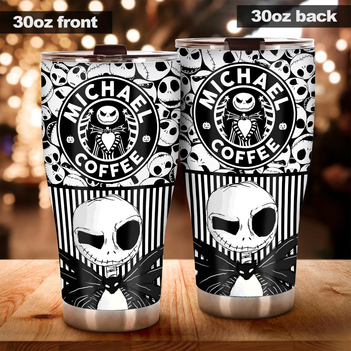 Personalized Nightmare Tumbler Custom Name Coffee Gift